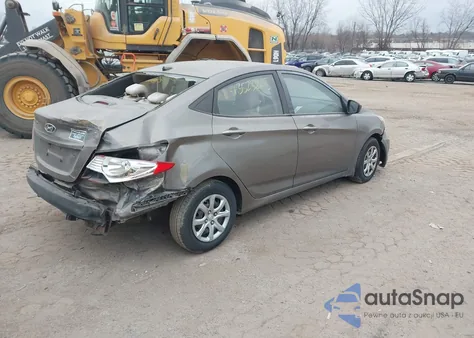 2013 Hyundai Accent Gls z USA, uszkodzony, nr VIN KMHCT4AE8DU424056